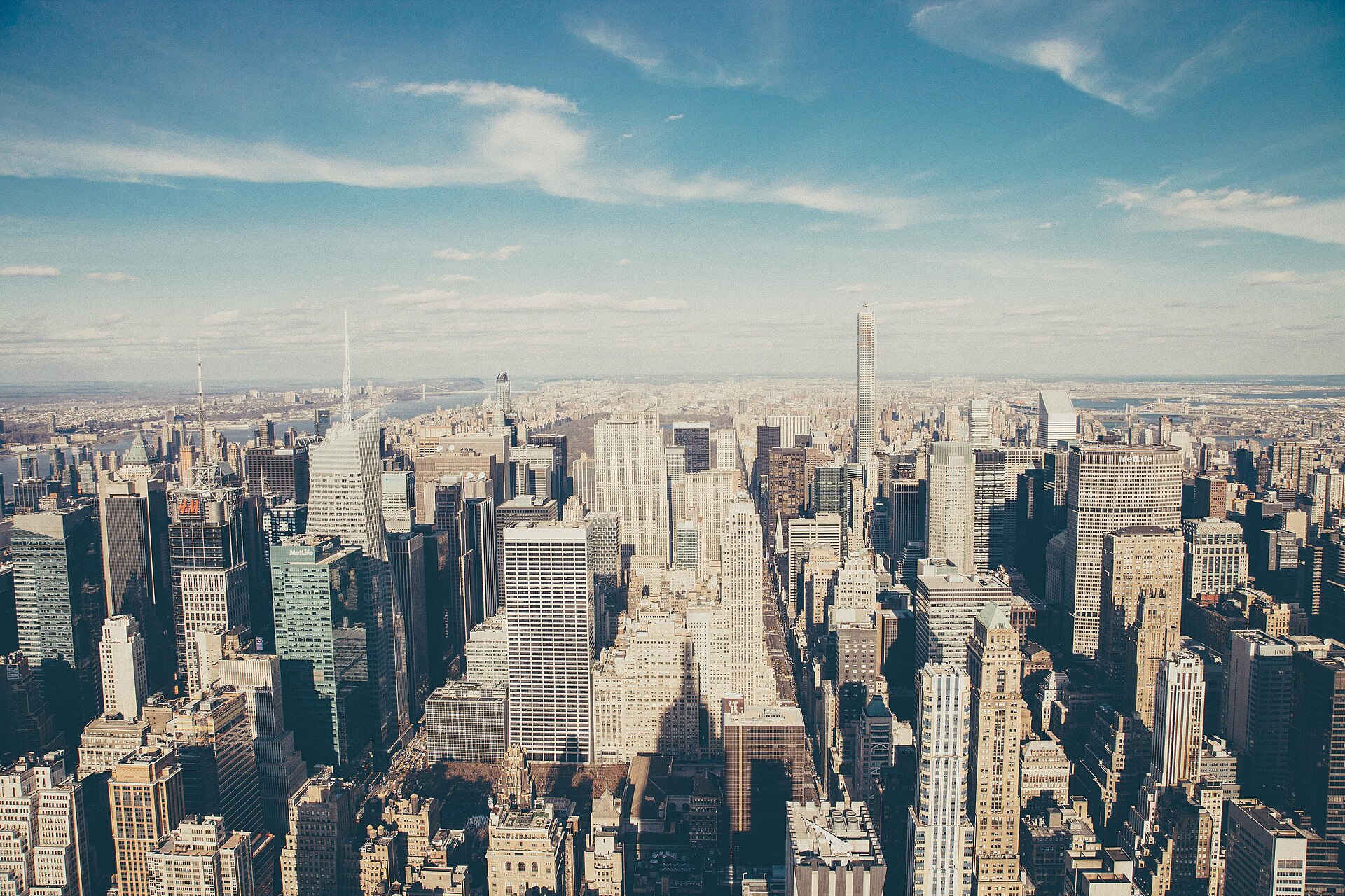 The neighbourhood from above