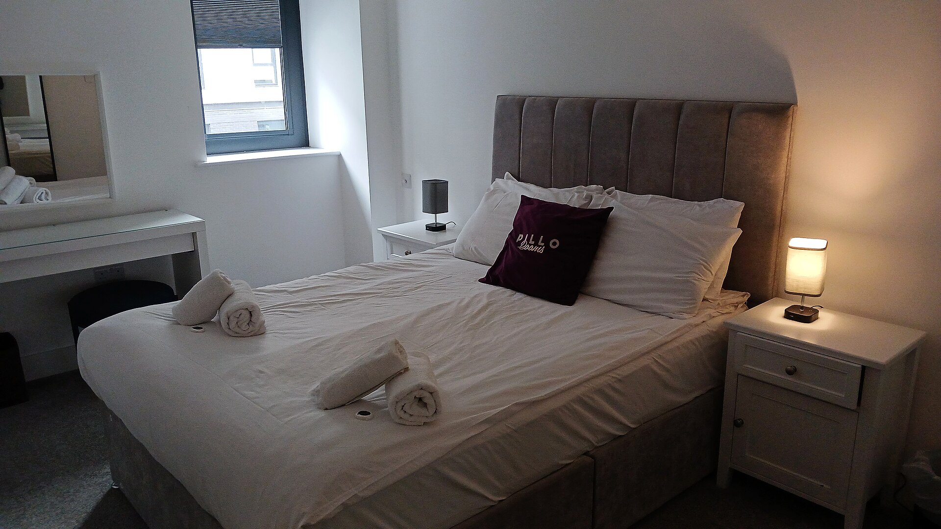 A bedroom made up for a new arrival